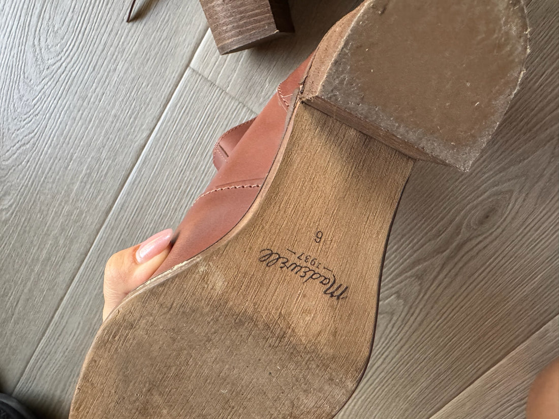 Madewell Brown Leather Booties