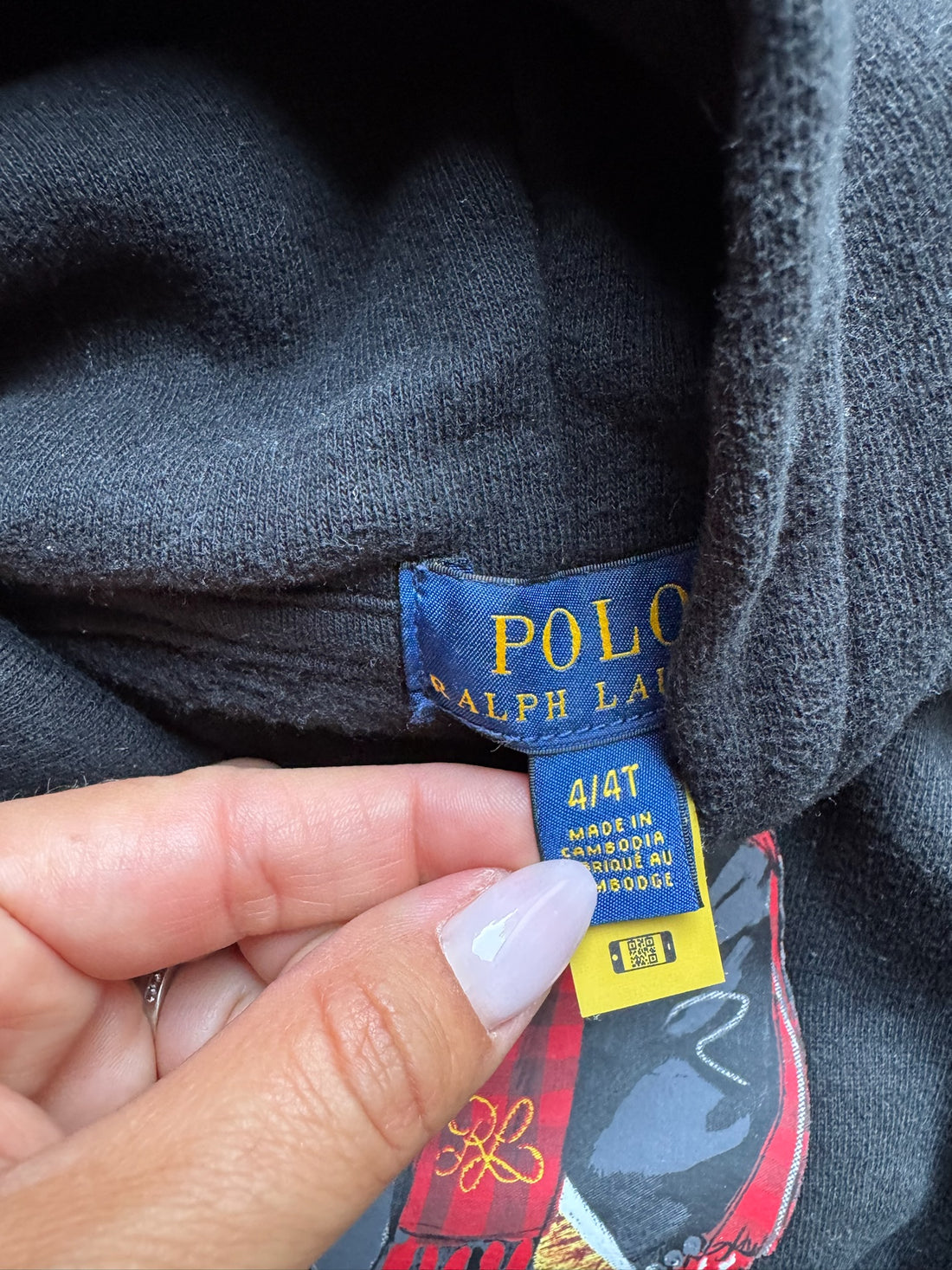 Polo Ralph Lauren Black Hoodie