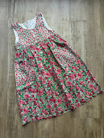 Vintage Pink Floral Dress