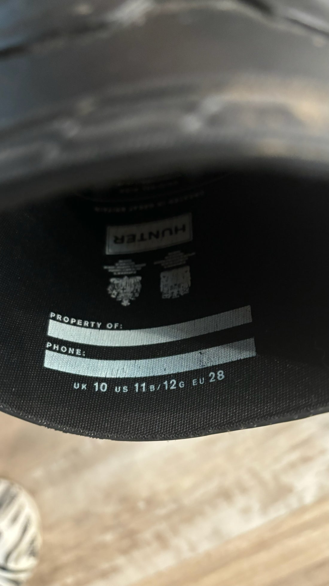 Hunter Black Boots