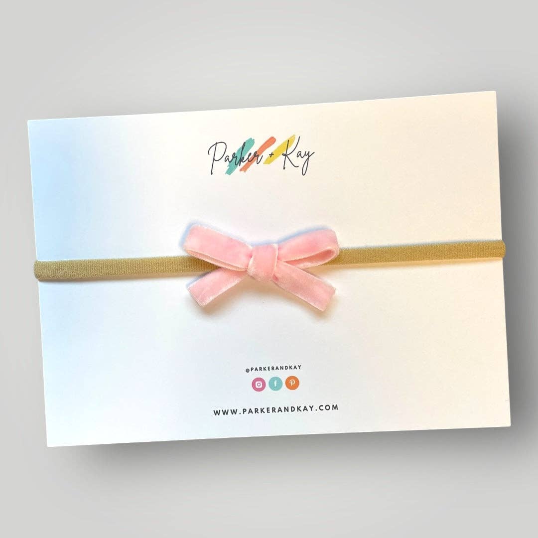Velvet Bow Headband