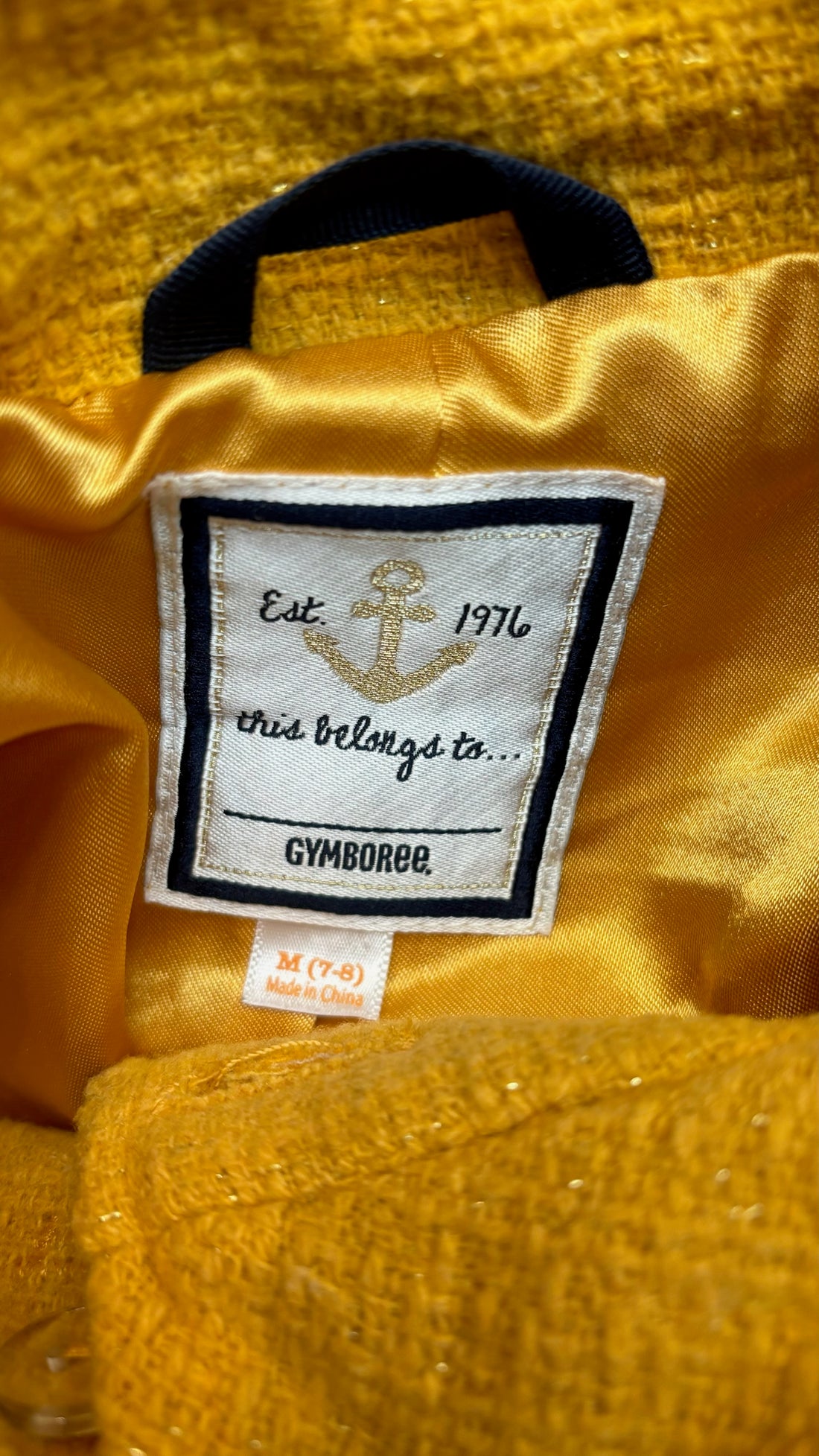 Gymboree Mustard Jacket