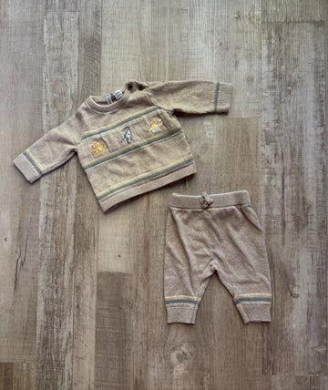 Janie & Jack Dino Knit Set
