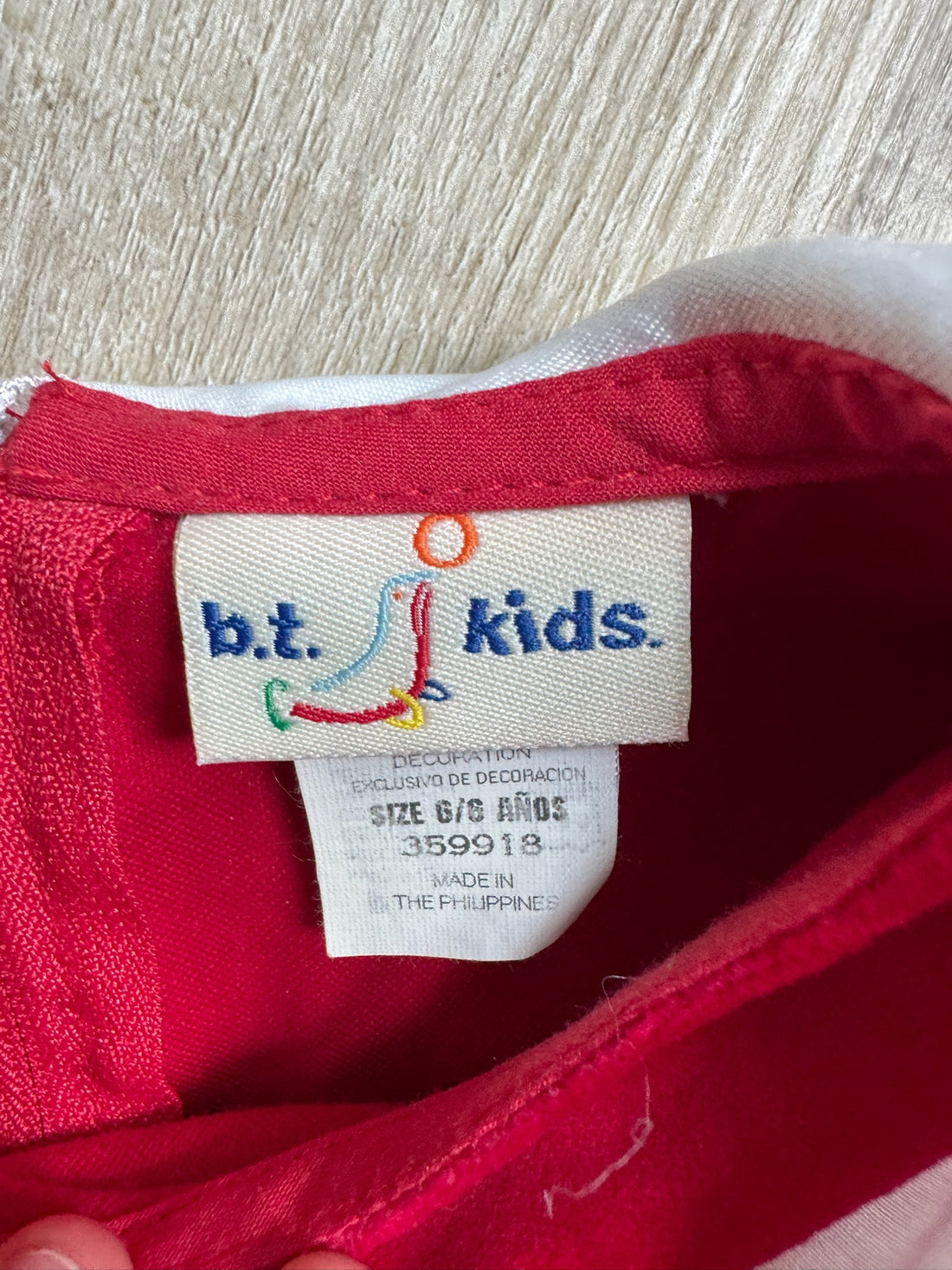 BT Kids Vintage Red Dress