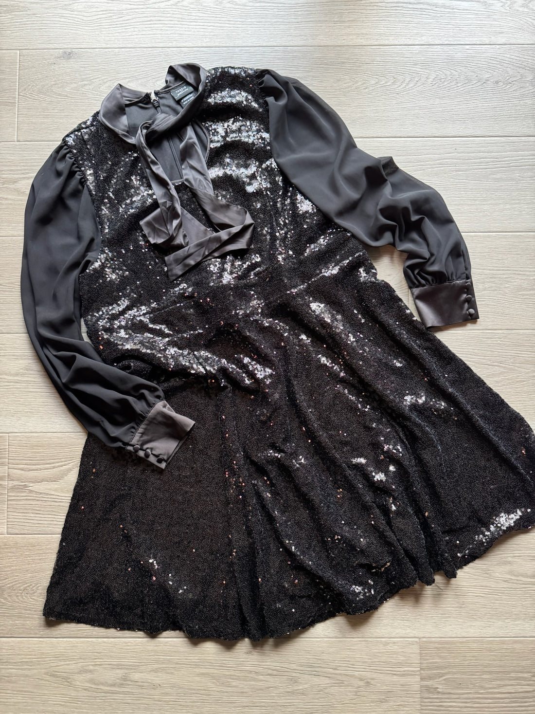 Torrid Sylvia Molly Black Sequins Dress