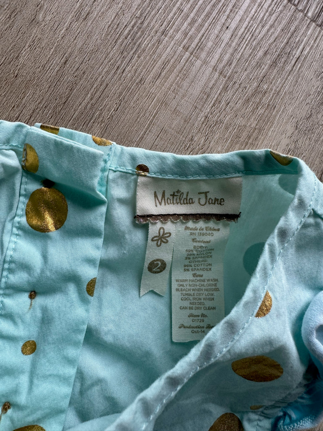 Matilda Jane Blue Floral Tunic Dress