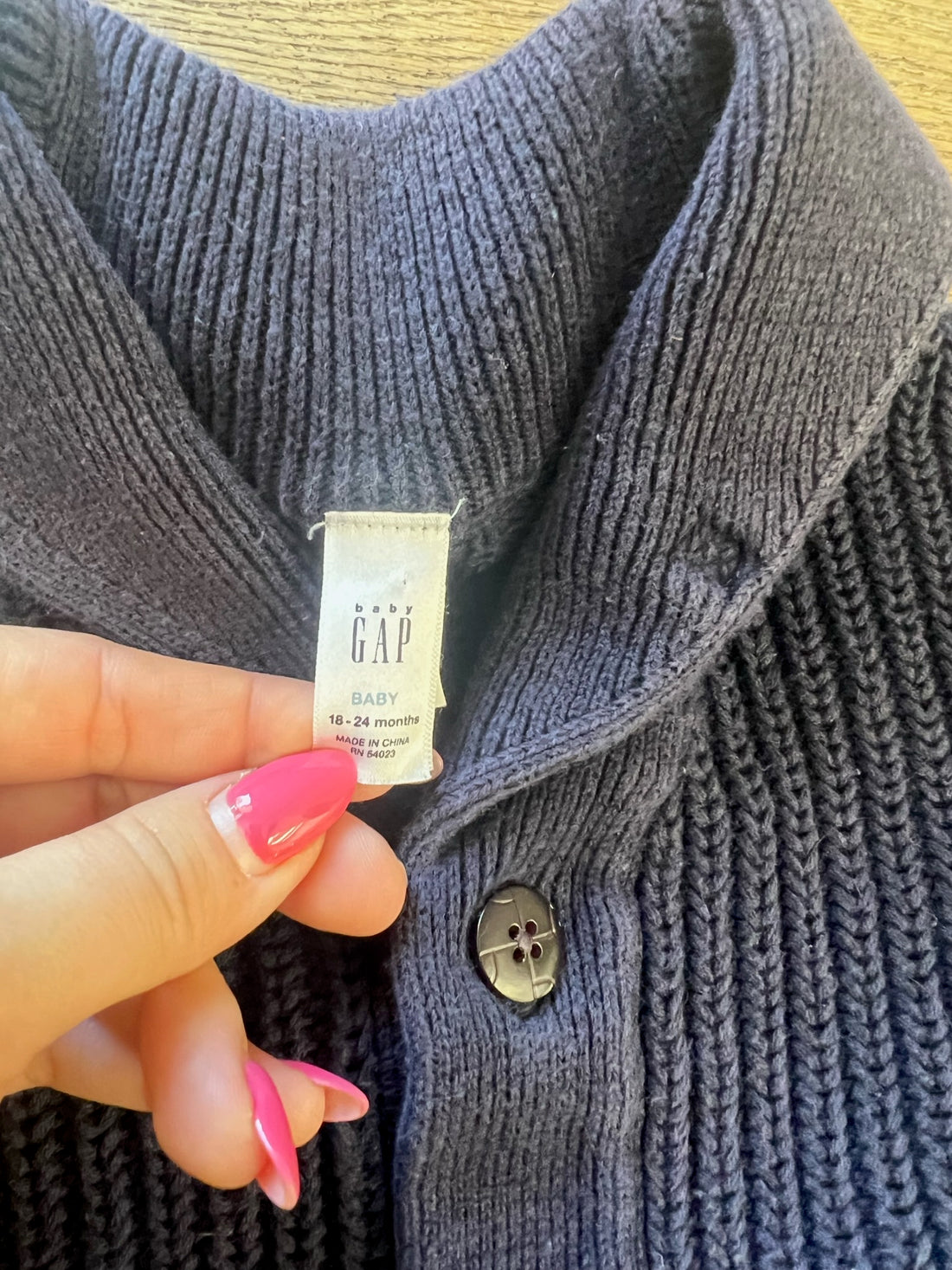 Baby Gap Navy Cardigan