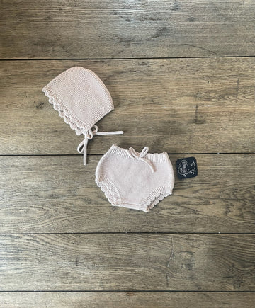 Isla & Fraser Knitted Bloomers & Bonnet