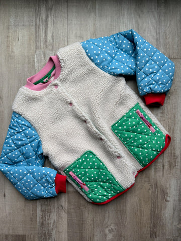 Mini Boden Sherpa Coat NEW