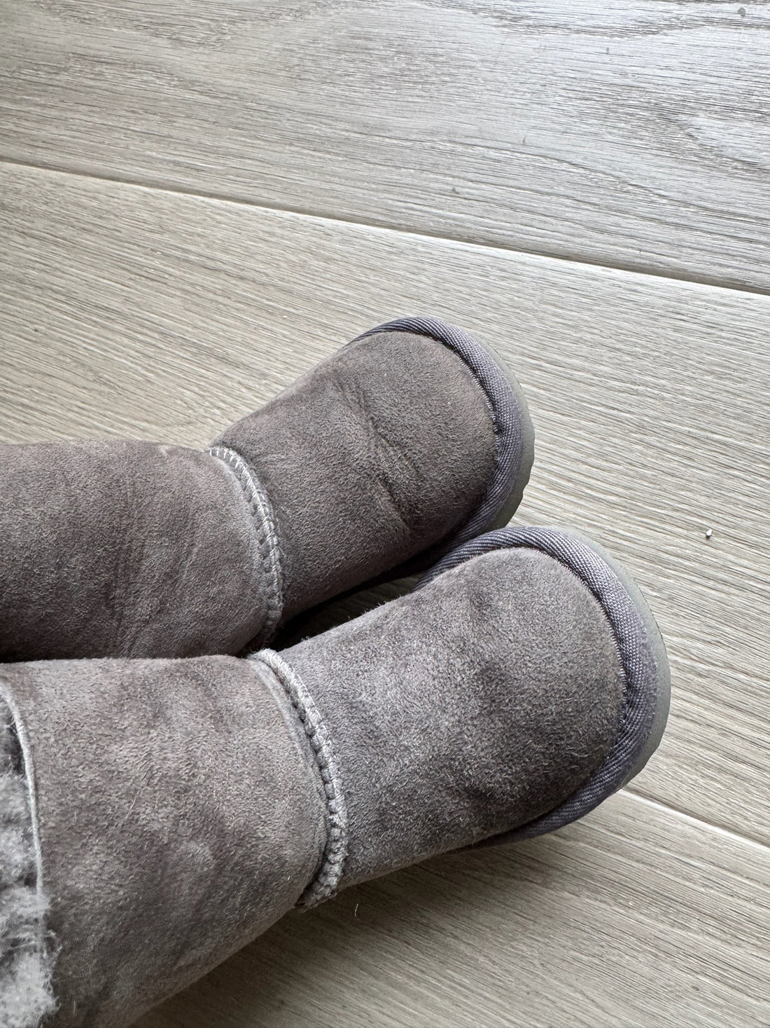 UGG Grey Bow Boots