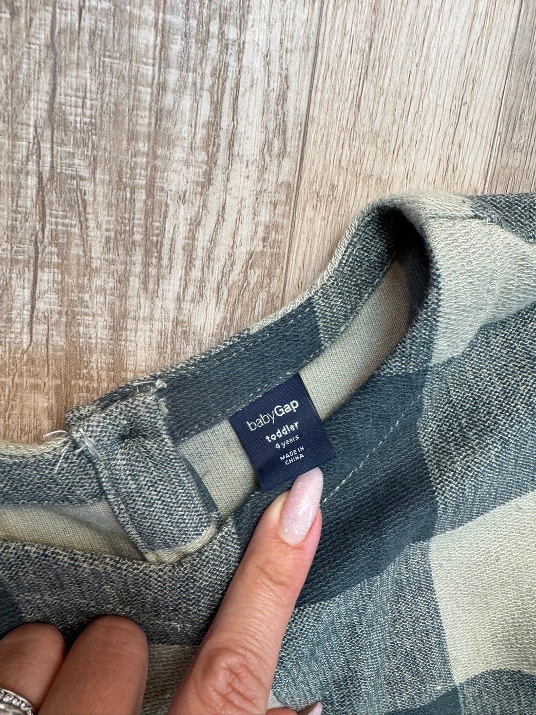 Gap Grey Plaid Dress