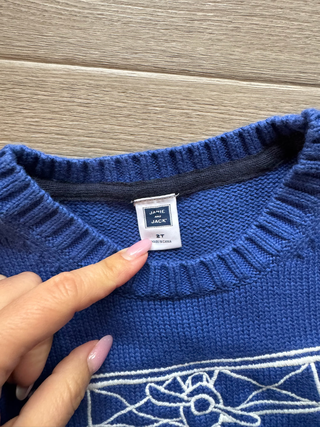Janie & Jack Blue Sweater