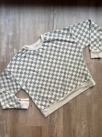 Rylee & Cru Checkered Pullover W