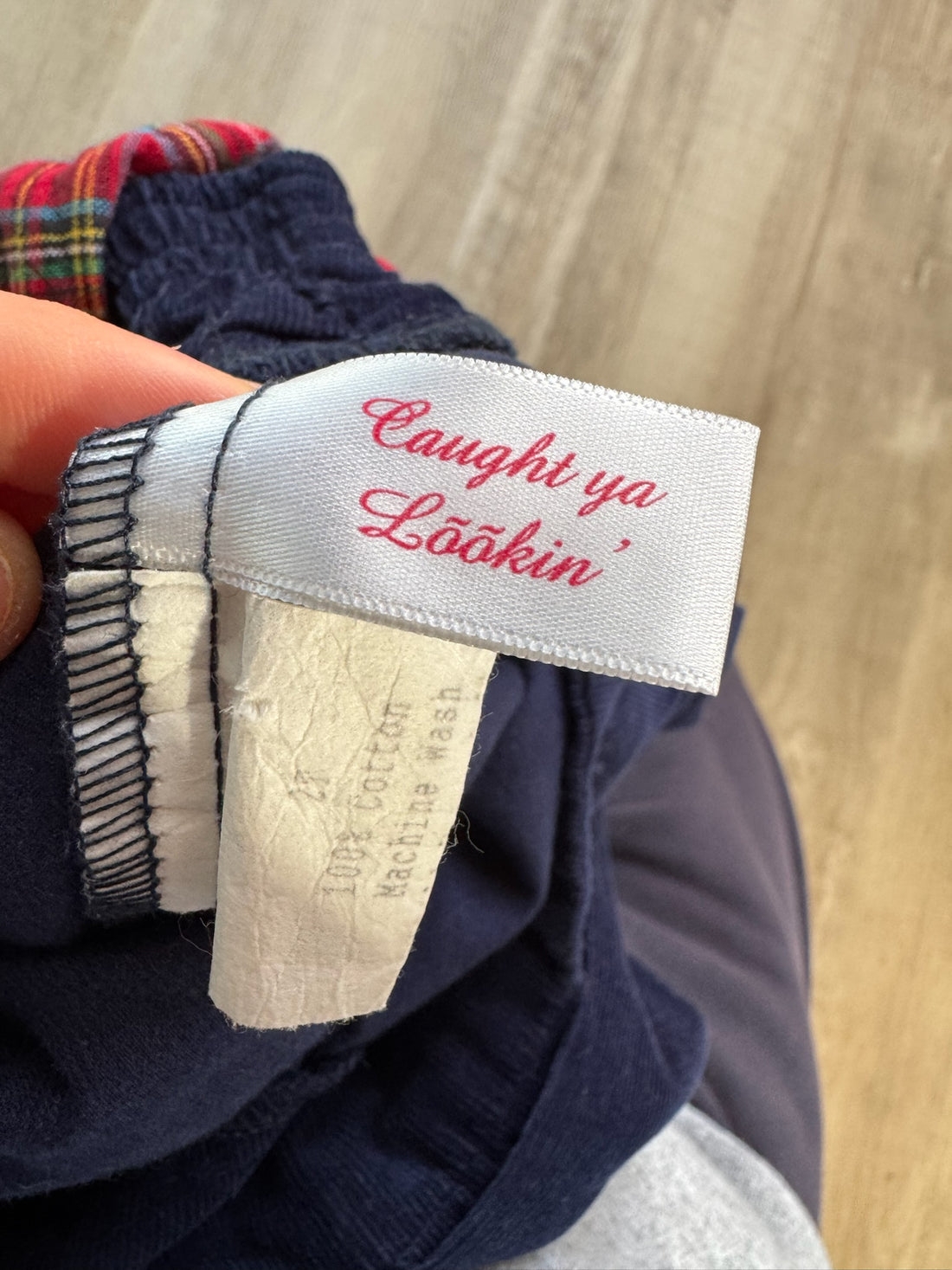 Caught Ya Lookin’ Vintage Navy Jumper