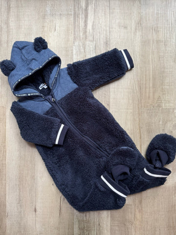 Timberland Blue Fleece Bunting