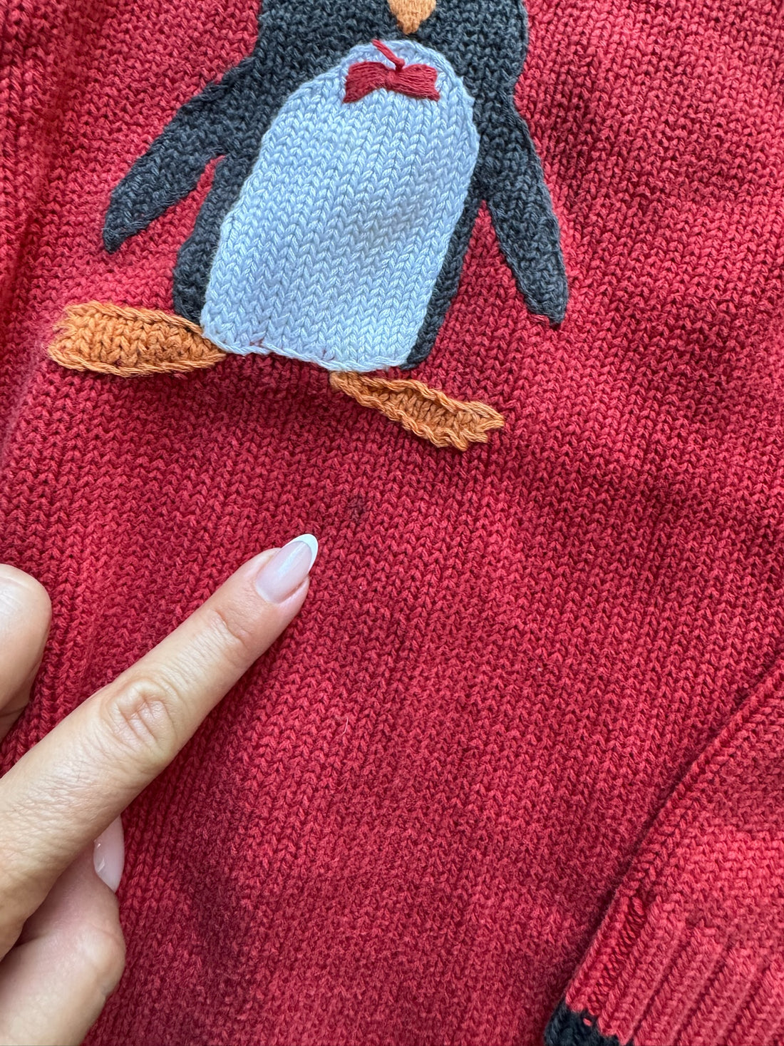 Janie & Jack Penguin Sweater - AS IS