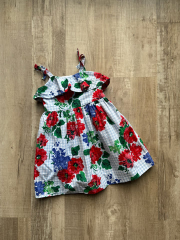 Janie & Jack Red Floral Dress