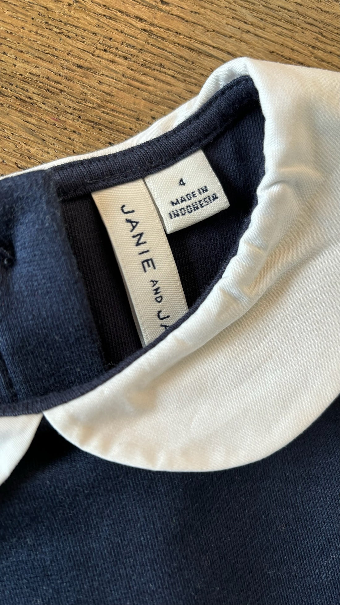 Janie & Jack Navy Heart Dress