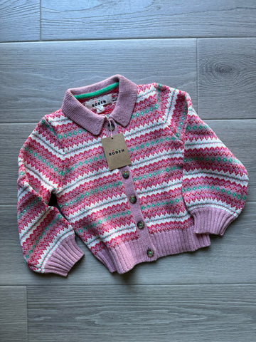 Mini Boden Pink Cardigan - NEW