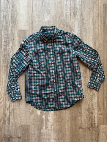 Ralph Lauren Green Plaid Button Down