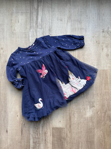 Baby Boden Navy Tulle Dress