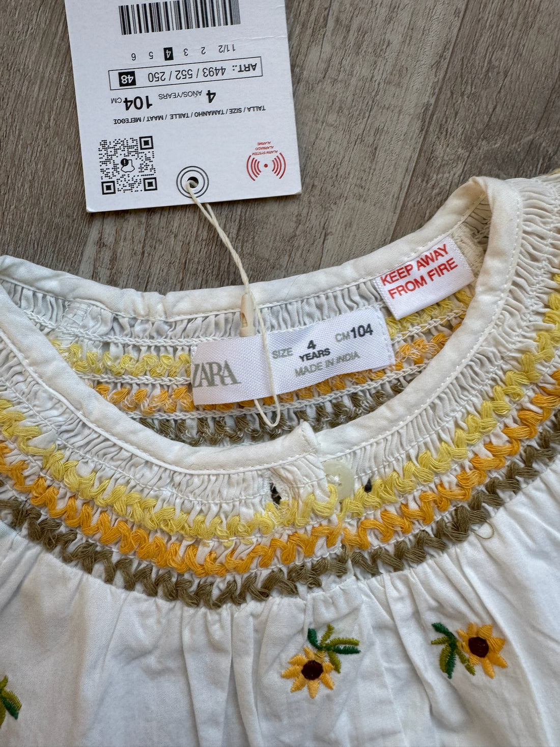 Zara Sunflower Top - NEW