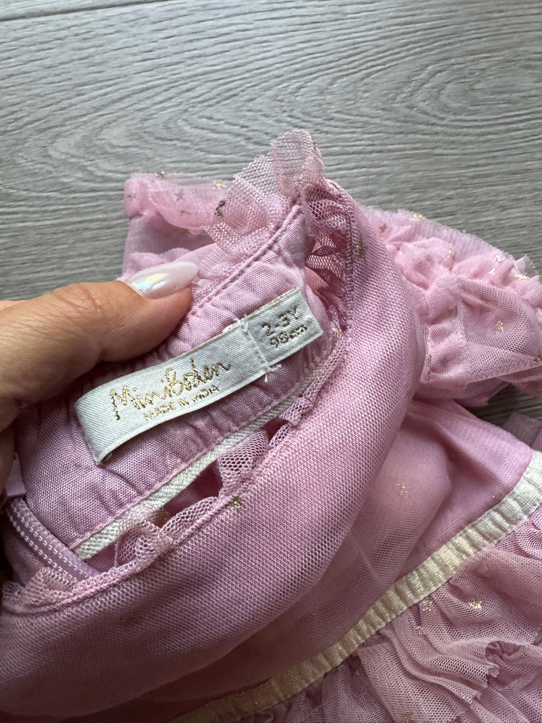 Mini Boden Pink Tulle Dress