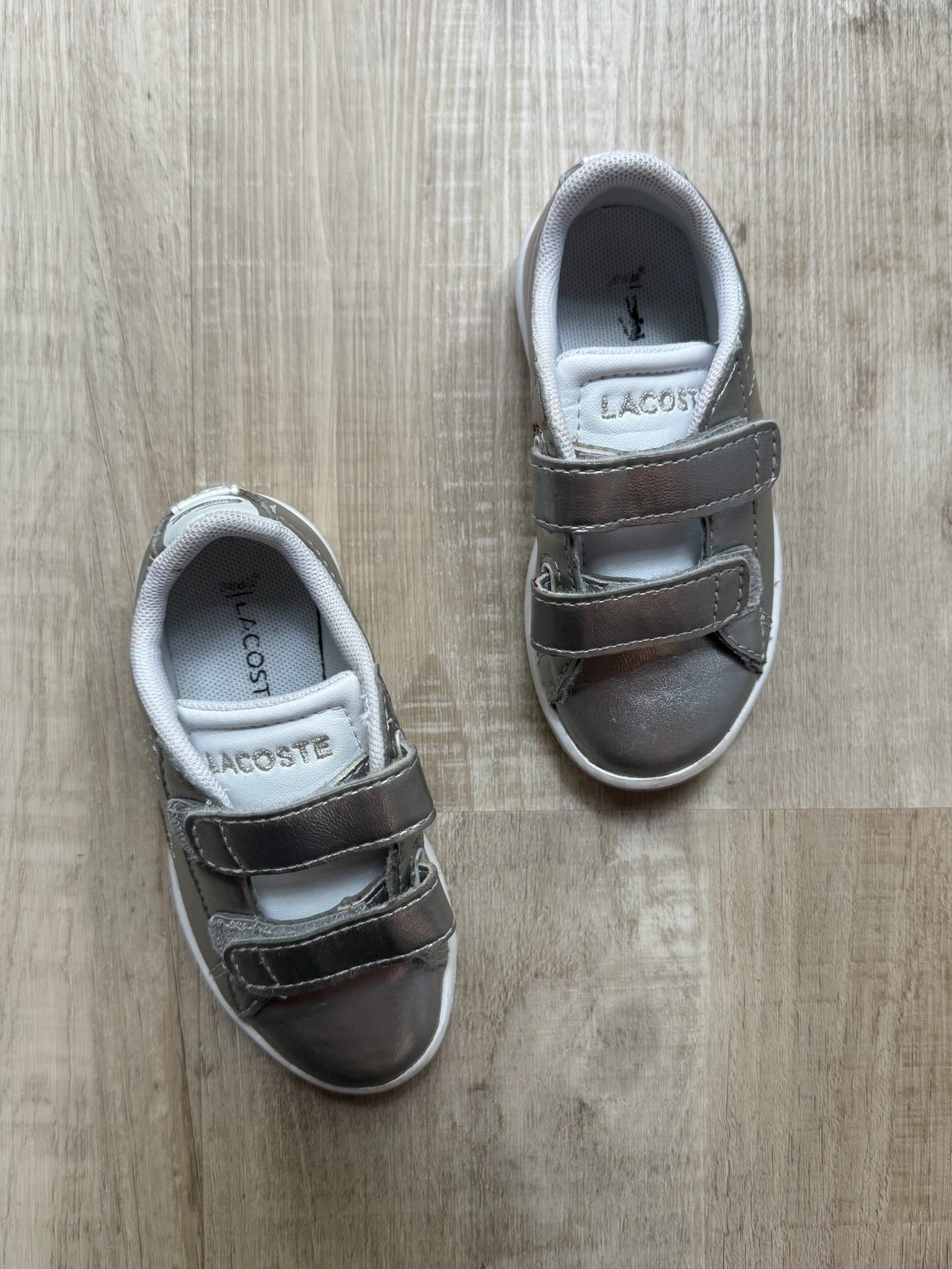 Lacoste Silver Shoes