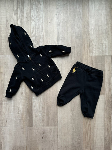 Ralph Lauren Black Sweat Set