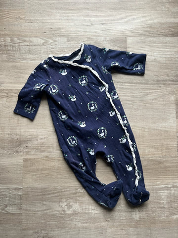 Janie & Jack Navy Goose Sleeper