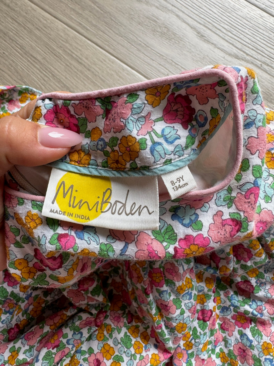 Boden Floral Smocked Dress