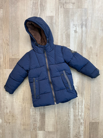 Next Navy Puffer Coat