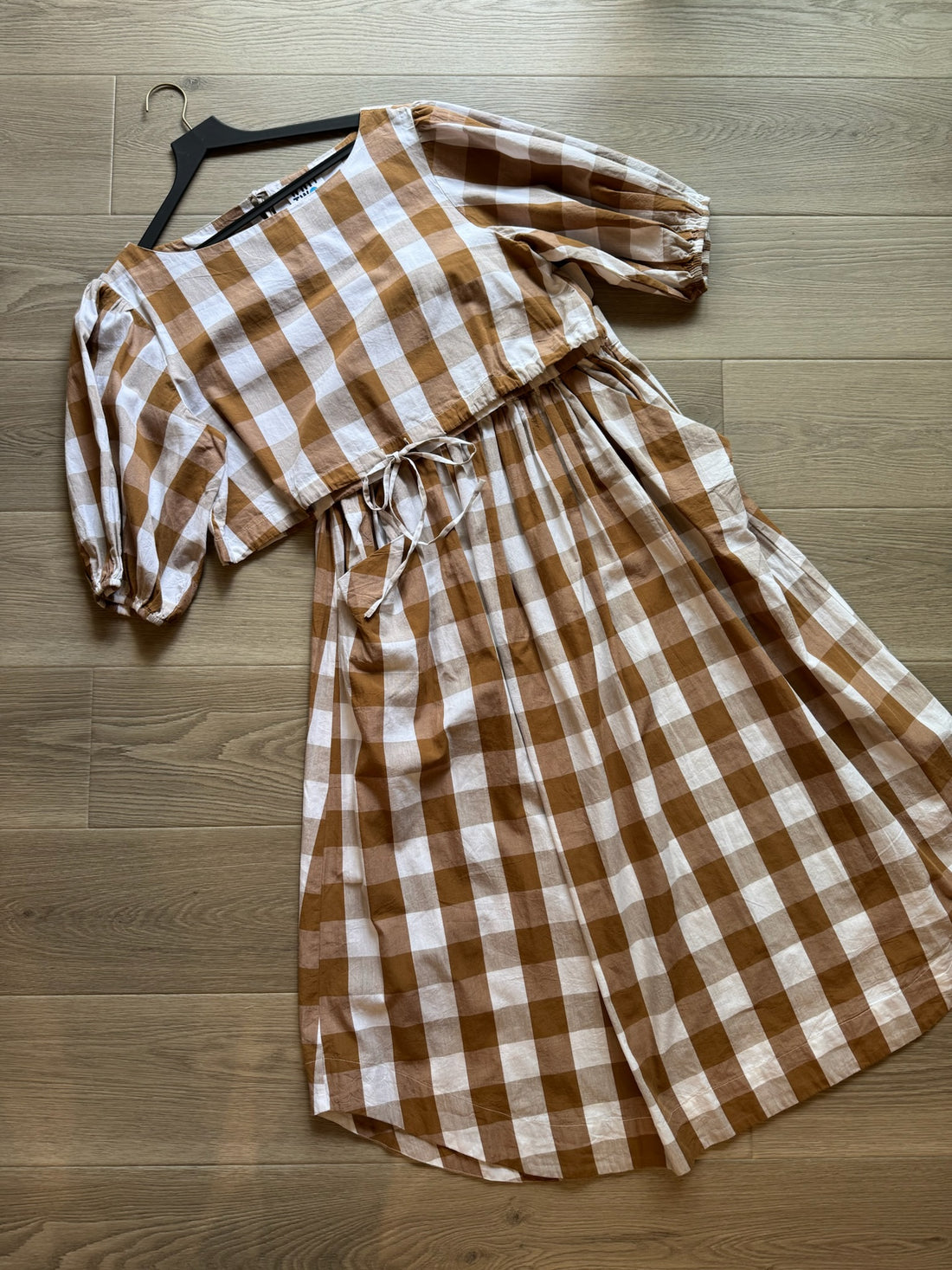 Whit Two Gingham Set - W