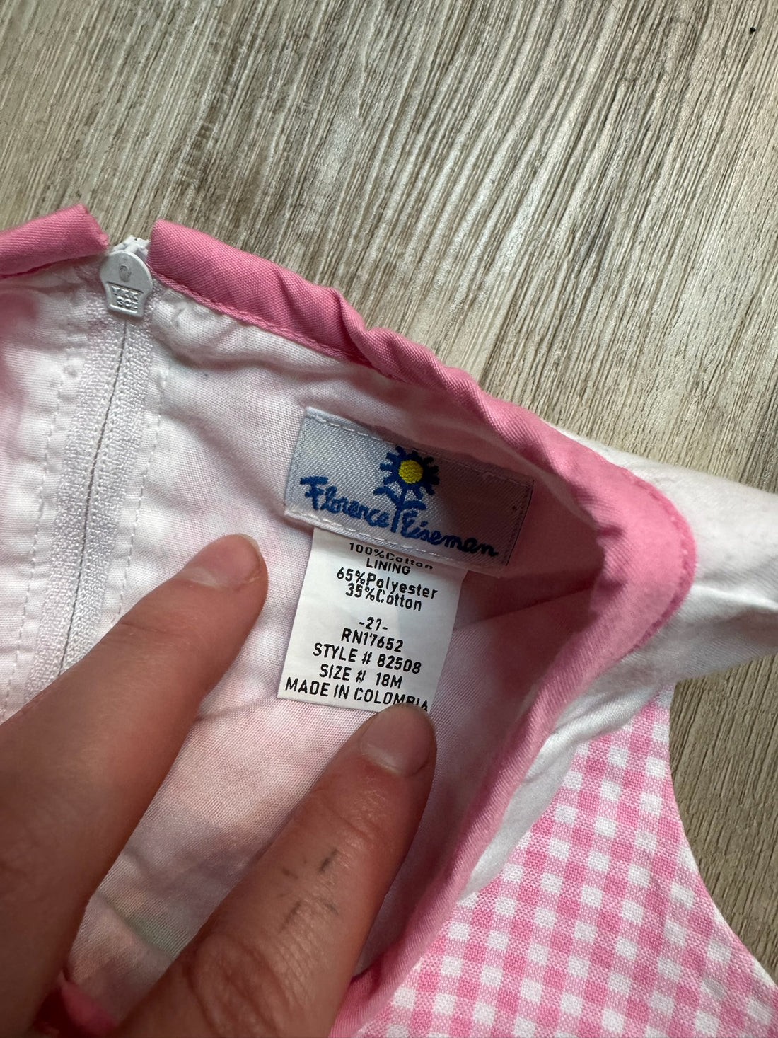 Florence Eiseman Pink Plaid Set