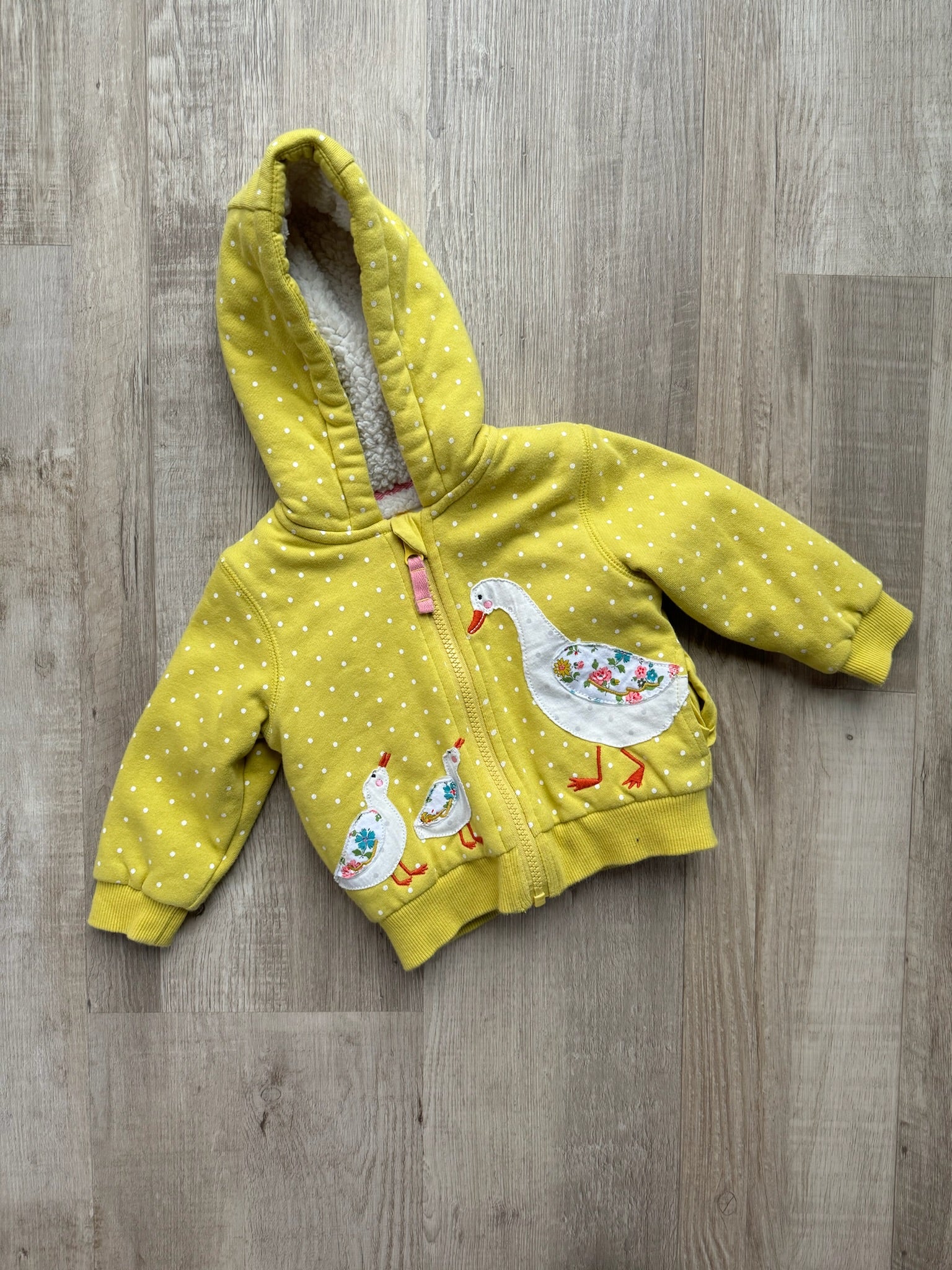 Baby Boden Yellow Duck Jacket