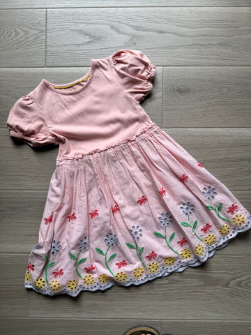 Mini Boden Pink Floral Tulle Dress