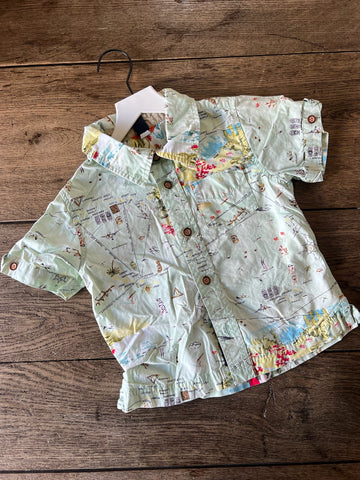 Gap Map Button Down