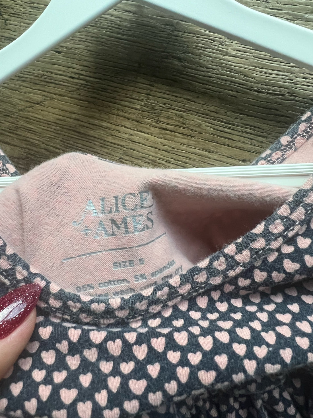 Alice & Ames Grey Heart Dress
