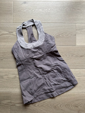 Lulu Grey Racer Back Tank