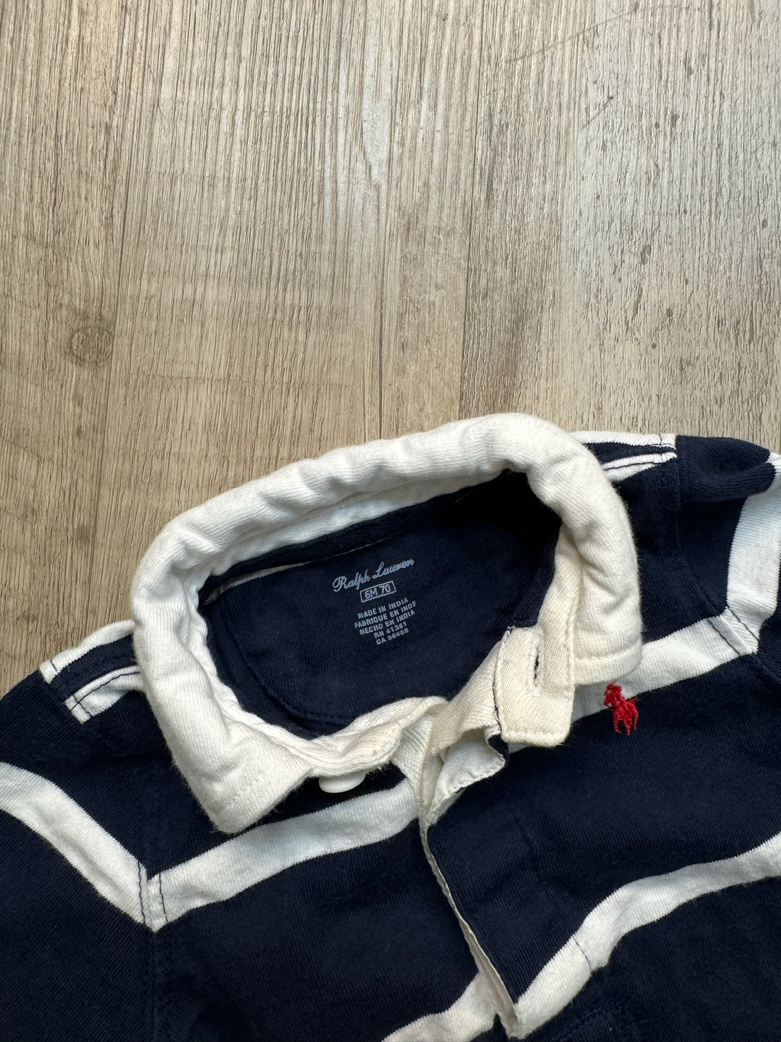 Ralph Lauren Navy Stripped Romper