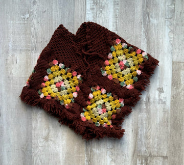 Handmade Brown Poncho