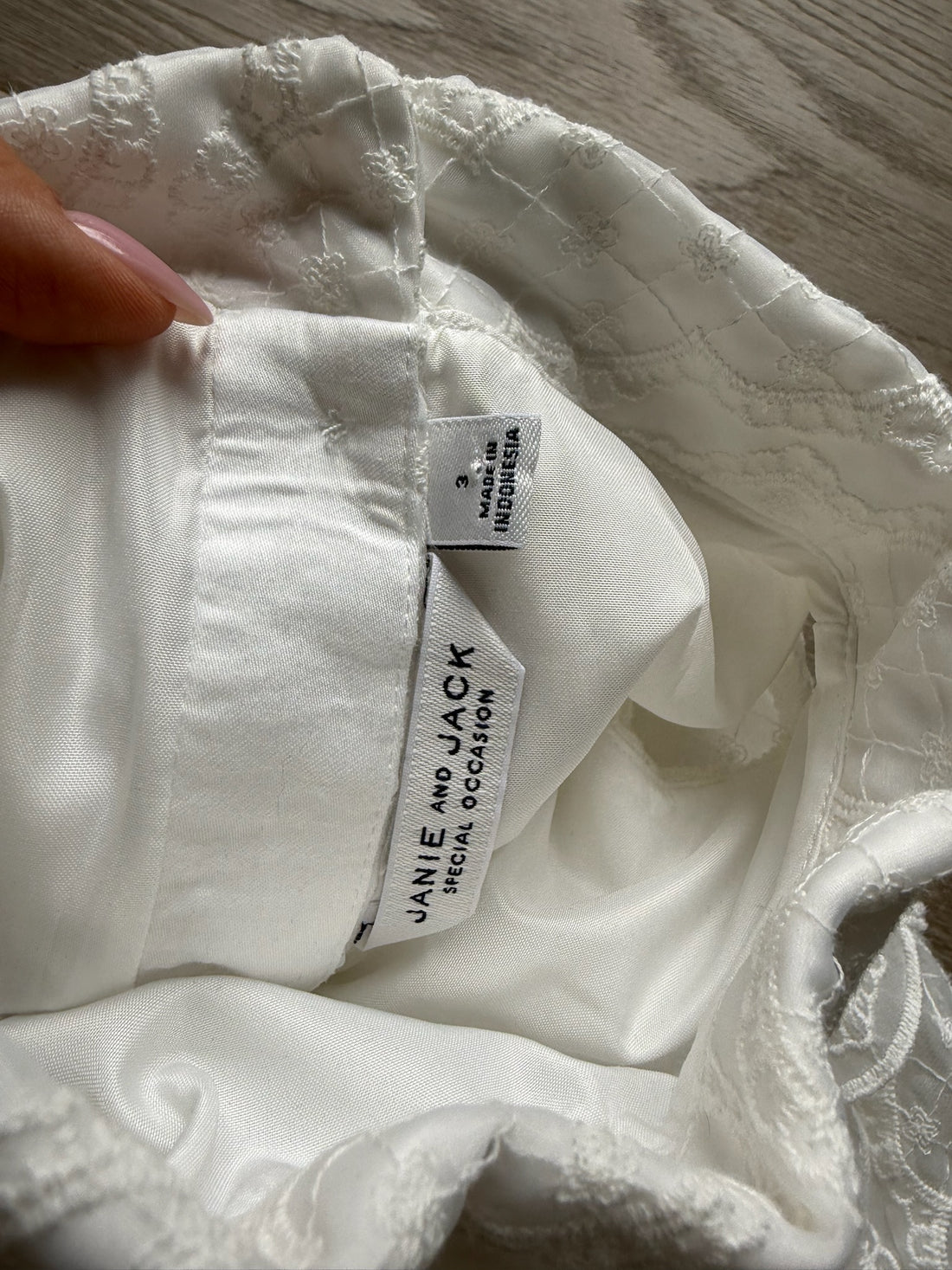 Janie & Jack White Special Occasion Dress