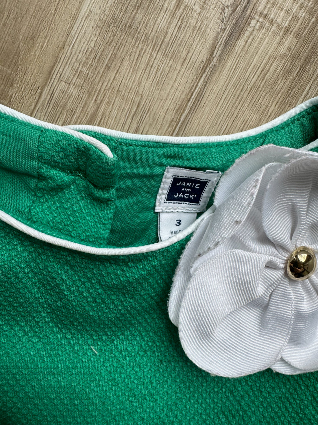 Janie & Jack Green Dress