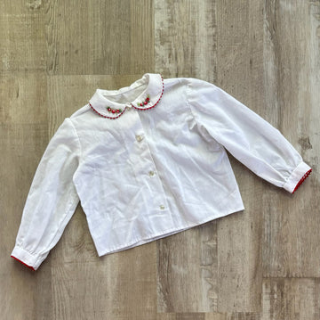 Vintage White Blouse
