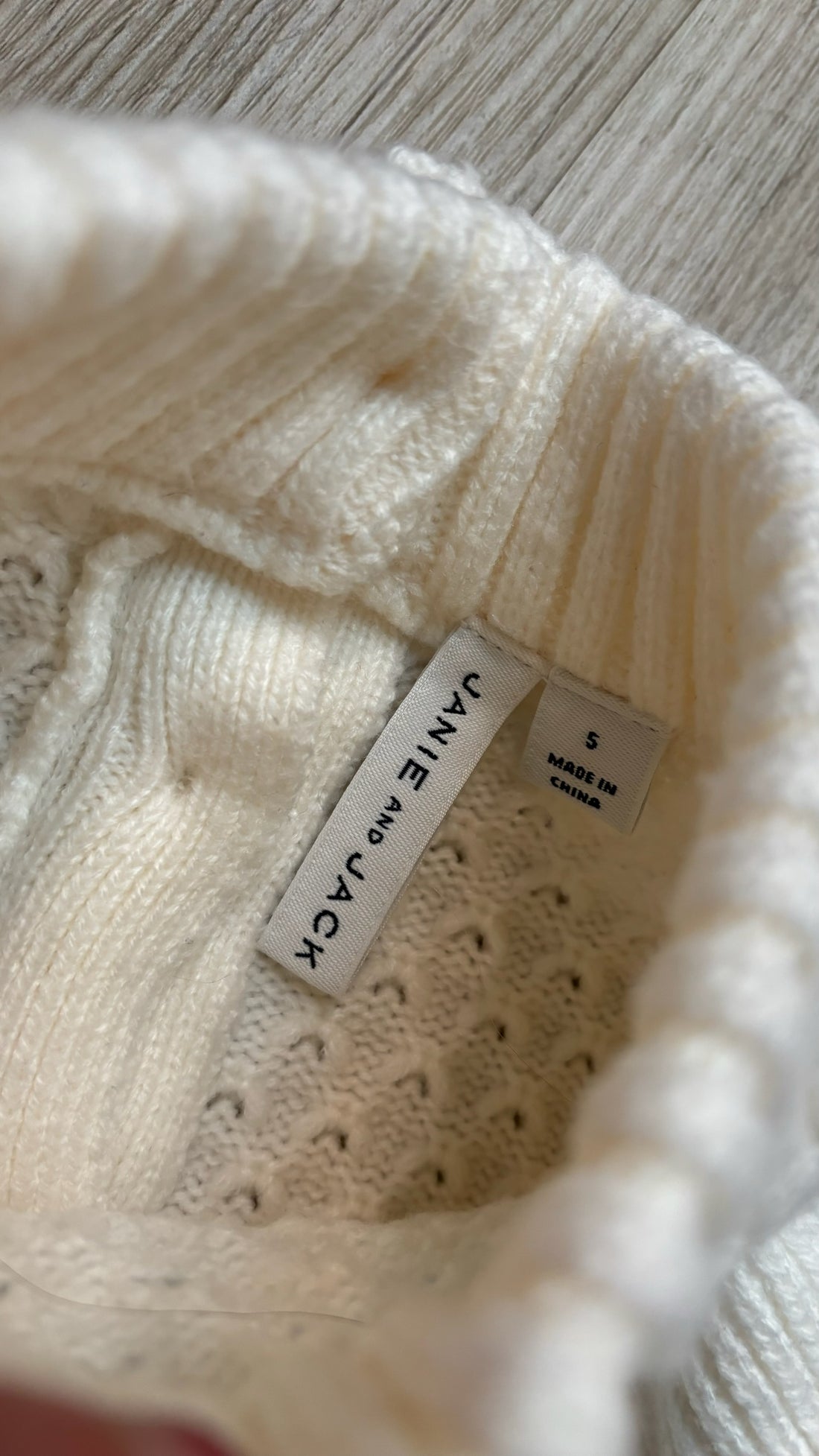 Janie & Jack White Ruffle Sweater