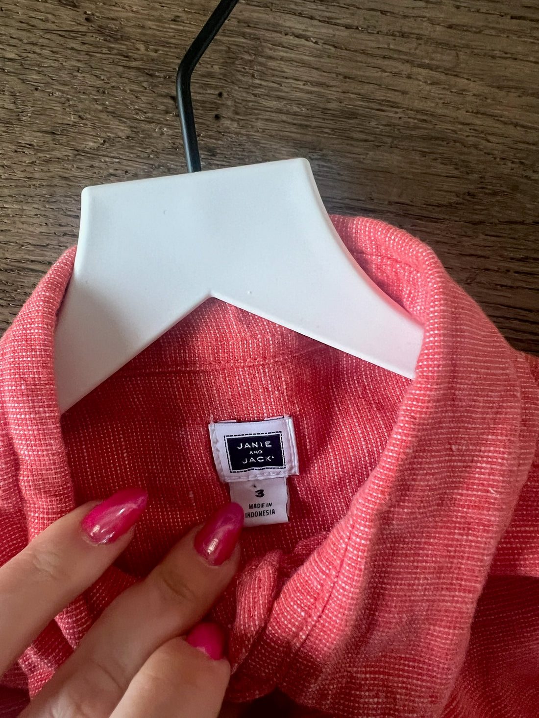 Janie & Jack Coral Button Down