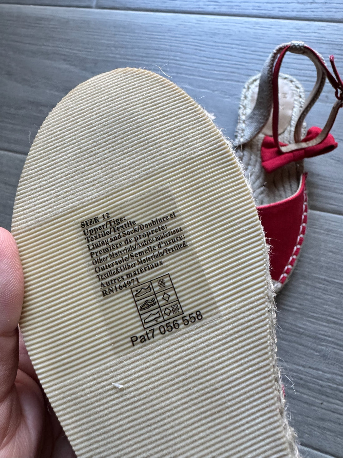 Janie & Jack Red Espadrilles