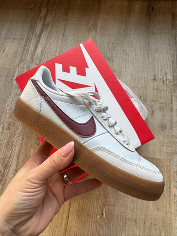 Nike Killshot Shoes Burgundy Check - NEW
