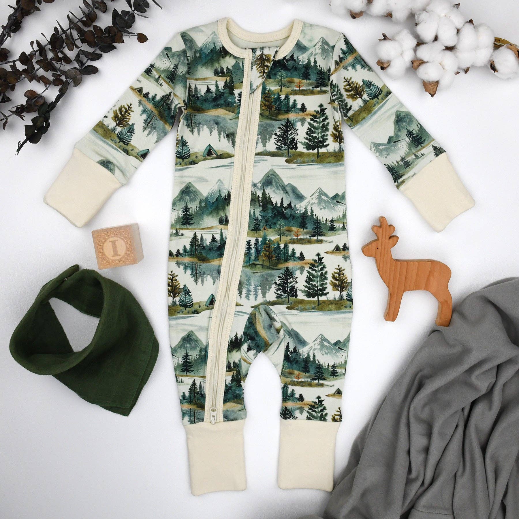 Organic Cotton Baby Pajamas Teton