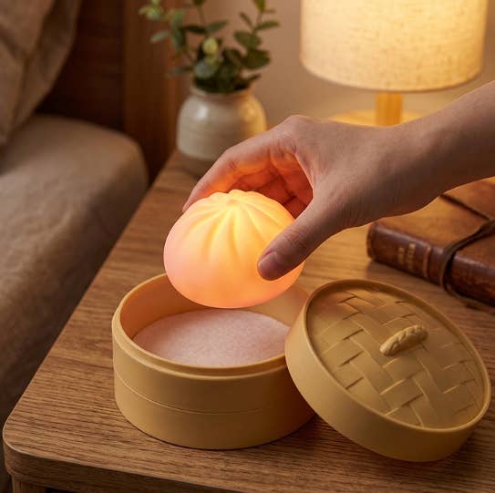 Pookie Mood Dumpling LED Light – Soft Squishy Mood Lamp